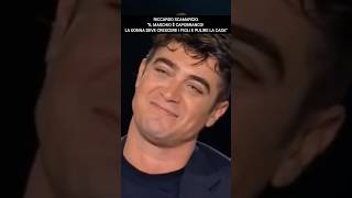 📺 RICCARDO SCAMARCIO quotIL MASCHIO È CAPOBRANCO LA DONNA DEVE CRESCERE I FIGLI E PULIRE LA CASAquot [upl. by Aicilak426]