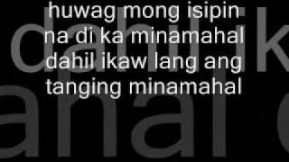 Tanging Pagibig Lyrics rap [upl. by Akimik]