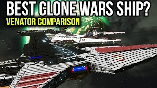 Comparing CLONE WAR VENATORs  Space Engineers [upl. by Adriana250]