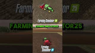 Farming Simulator 25 vs 22 GRAPHICS COMPARISON [upl. by Sillyhp]