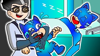 BABY CATBOY IS TRAPPED Catboy Please Wake Up Rescue Baby  Catboy Sad Backstory  PJ MASKS 2D [upl. by Etsirhc]