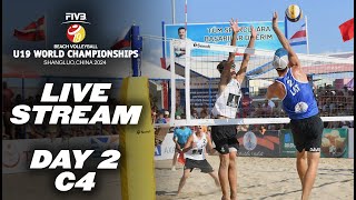 World Championship  U19 Beach Volleyball 2024  Round 2  Court 4 [upl. by Nalepka]