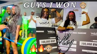 VLOG I won the competition I wasnt prepared for 🤭wakathefitest [upl. by Nahrut]