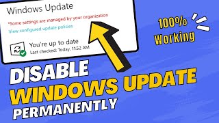 How To Disable Windows 10 Automatic Updates Permanently 2023  Turn Off Windows 10 Updates [upl. by Jarrow376]