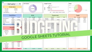 Digital Google Sheets Budget Planner [upl. by Jereld881]