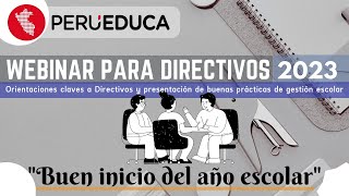 ⏺Capacitación para Directivos PeruEduca [upl. by Bevis]