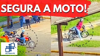 MOTO QUASE INDOMÁVEL NO EXAME DO DETRAN 159 [upl. by Nonaihr93]