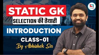 STATIC GK  Introduction Class  By Abhishek Sir [upl. by Nettle98]