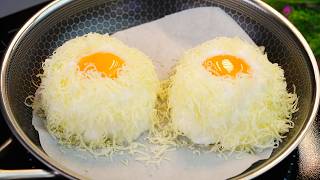 New way to cook eggs for breakfast Super fast and delicious [upl. by Solim213]