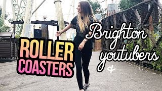 MOVING VLOG Brighton YouTubers amp Rollercoaster Rides [upl. by Airamesor]