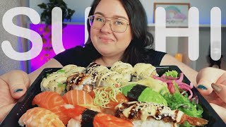 SUSHI MUKBANG 🍣 Nu blir det ändring på kanalen här [upl. by Aiuqram]