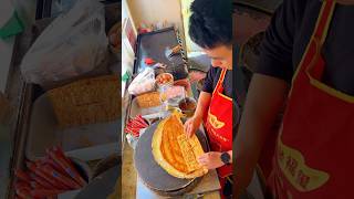 Chinese crepe slice food youtubeshorts [upl. by Parik906]