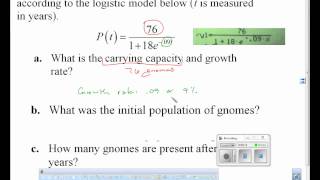 031  The Logistic Model [upl. by Yak365]