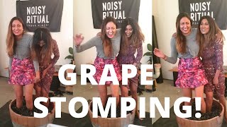 Grape Stomping  Making Aussie Wine [upl. by Wyly624]