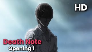 Death Note OP 1 HD Subtitles《 the WORLD  Nightmare 》 [upl. by Ameyn]