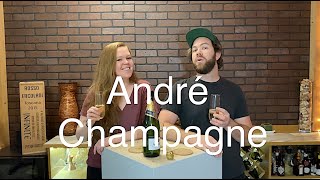 Tasting Wine reviews André Champagne [upl. by Ylrbmik211]