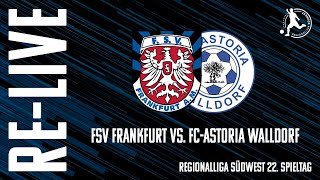 S23 24 Relive FSV Frankfurt vs FCAstoria Walldorf [upl. by Oivat]