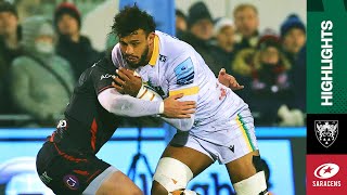 Highlights  Saracens v Northampton Saints [upl. by Arok466]