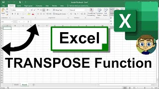 The Excel TRANSPOSE Function [upl. by Alegnad]