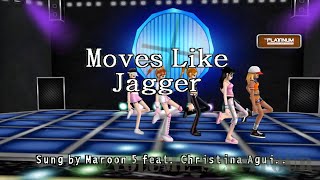 Maroon 5  Moves Like Jagger KaraokeLyricsInstrumental [upl. by Cherish4]