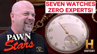 Pawn Stars Top 7 MOST EXPENSIVE Watches [upl. by Joby379]