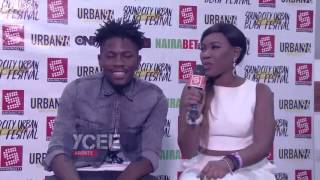 YCee Speaks amp Performs Jagaban at Soundcity Urban Blast Festival 2015 [upl. by Fiester]