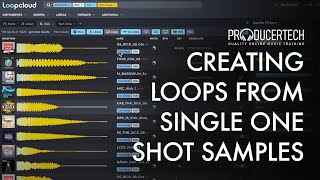 Creating Loops from single samples oneshots in Loopcloud [upl. by Robbins]