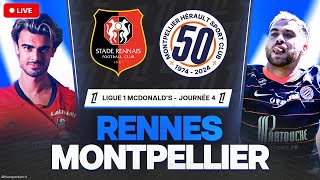 🔴 RENNES  MONTPELLIER  🔴⚫️ Victoire Obligatoire pour le Stade Rennais   LIGUE 1  LIVEDIRECT [upl. by Attiuqram]