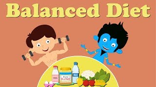 Balanced Diet  aumsum kids science education children [upl. by Llekcir518]