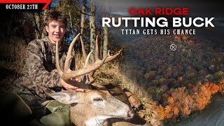 Oak Ridge Rutting Buck  Tytan Gets his Chance  Bowhunting Whitetails w Bill Winke [upl. by Anivek]