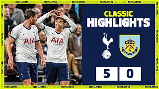 Sons Puskas award winning goal  CLASSIC HIGHLIGHTS  Spurs 50 Burnley [upl. by Arabele867]