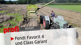 Gezogene Anziehungskraft Fendt Favorit 4 und Claas Garant  profi Report [upl. by Cleo]