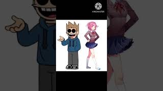 Eddsworld x Doki Doki Literature Club Ships edit For rieleykingthehomestargirl3650 [upl. by Bolen980]