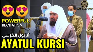 Ayatul Kursi Powerful Recitation By Sheikh Sudais  Sudais  Abdul Rahman Al Sudais  The holy dvd [upl. by Jerusalem74]