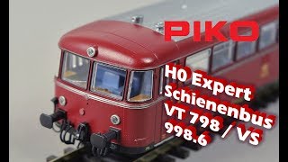 PIKO V055 H0 Expert Schienenbus  Modellvorstellung [upl. by Amrac]