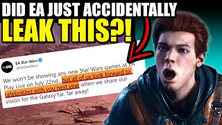 Did EA accidentally leak Jedi Fallen Order 2 trailer date [upl. by Joell]