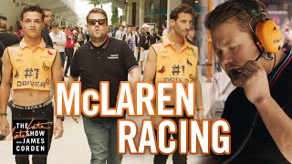 James Takes Over McLaren Racing at Miami Grand Prix [upl. by Gisser]