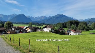 Urlaub Oberstdorf Sommer 20234K [upl. by Pros468]