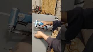 Satisfying Staple Gun reloading Detailing ASMR 👍 shorts automobile truck upholstery staplegun [upl. by Aysab]