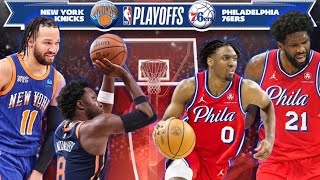 NY Knicks VS Philadelphia 76ers Game 2 Fan Reaction [upl. by Whittemore]