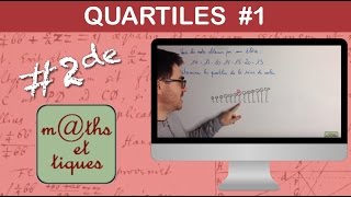 Calculer les quartiles 1  Seconde [upl. by Aihcats]