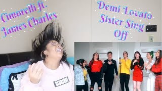 Demi Lovato Medley ftJames Charles quotSister Sing Offquot Reaction NOSTALGIA AT ITS FINEST🤩🔥 [upl. by Ativahs]