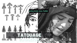 Tatouage Amazigh Kabyle Berber tattoos Traditions Culture Amazighes [upl. by Negris]