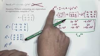 Differential Eqns F2222  Matrix exponentials and method of undetermined coefficients [upl. by Duax]