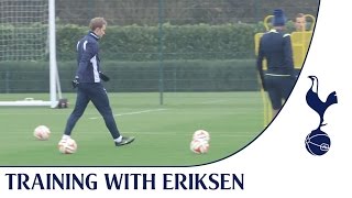 Training with Christian Eriksen [upl. by Dunc453]