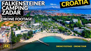 Falkensteiner Premium Camping Zadar Croatia Drone footage [upl. by Joseito]