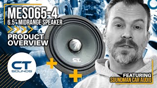 CT Sounds MESO654 500 Watt 65quot Midrange Speaker  Product Overview [upl. by Iaht]