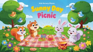 Sunny Day Picnic Adventure  Fun Kids Nursery Rhyme amp Song  3D Animated Story [upl. by Oenire754]