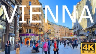 Vienna Walk City Center Vienna Austria 4K UHD [upl. by Godred]