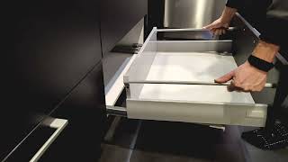 Remove Soft Close Kitchen Drawer and Tighten the Slides [upl. by Kermy928]